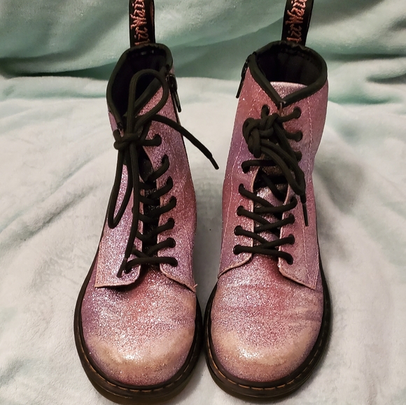 Dr. Martens Delaney Glitter Pink/Purple - Picture 3 of 7
